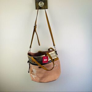 Nikky By Nicole Lee Pink Canvas Bag
